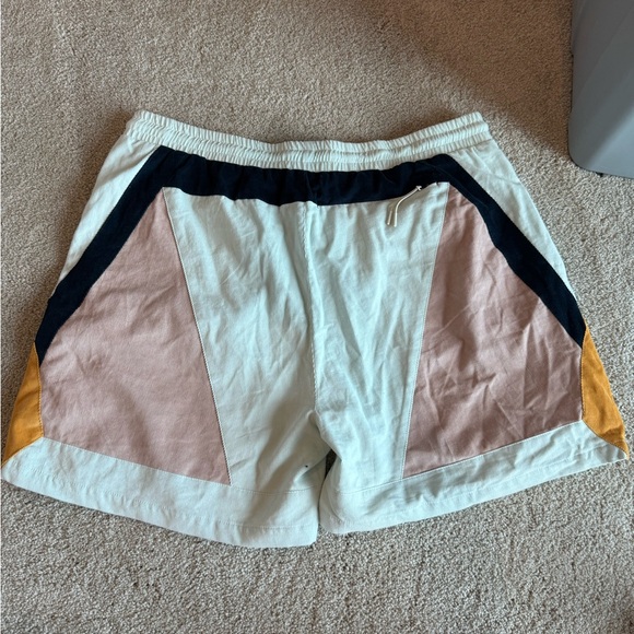 Kith Men’s Athletic Shorts - Cream, Pink, Blue, Gold - Picture 5 of 6